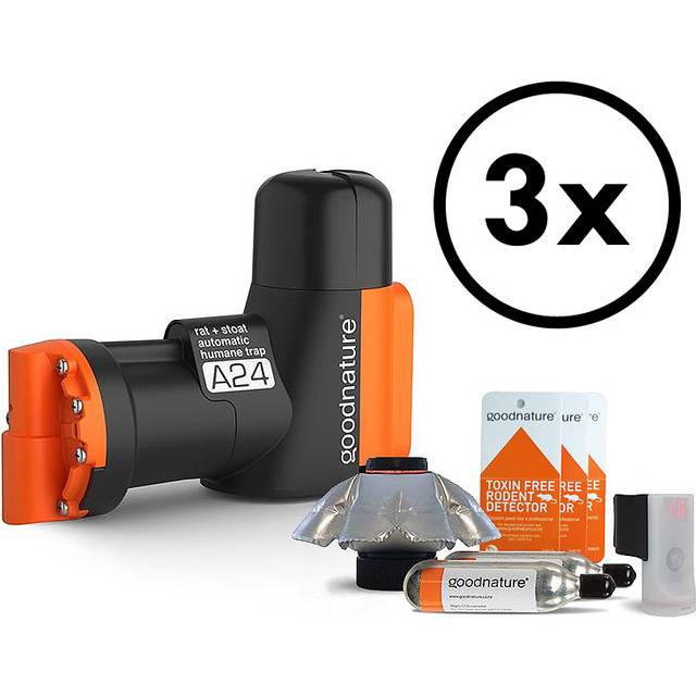 3-pack Goodnature® A24 kolsyrefälla