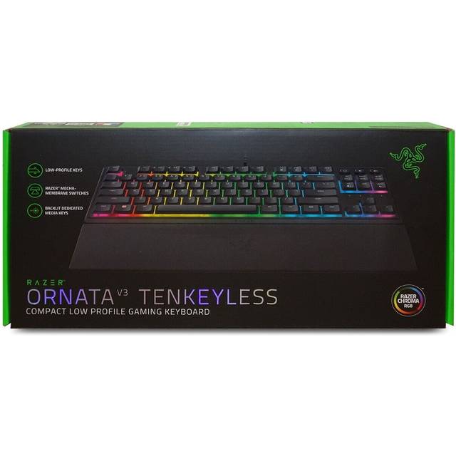 Razer Ornata V3 Tenkeyless - Low Profile Gaming Keyboard