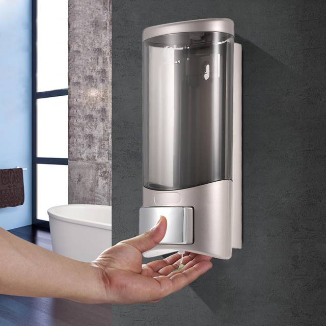 Lotion Liquid Soap Dispenser Wall Mounted Bathroom Shower Dispenser Bottle