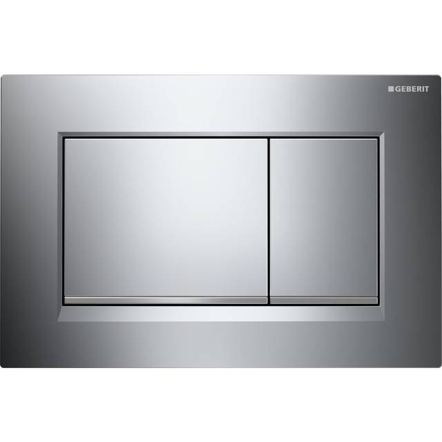 Flush plate for Dual flush Sigma 30, Chrome (115.883.KH.1) - Geberit