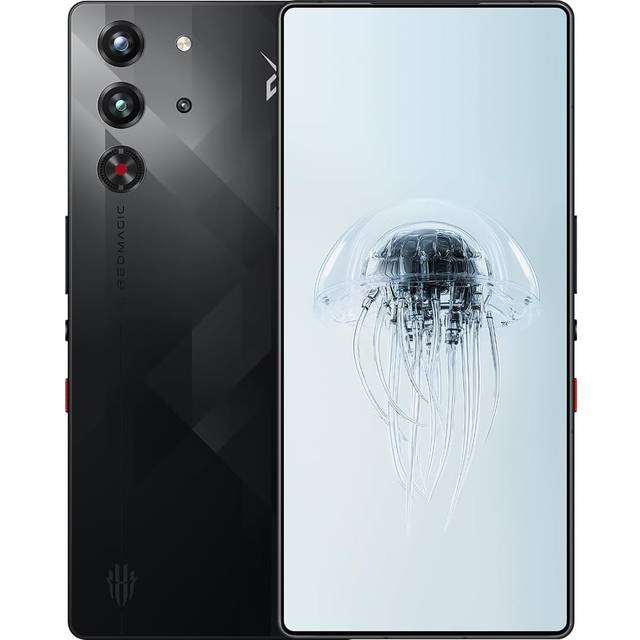 REDMAGIC 10 Pro 144Hz Gaming Phone, 5G Android Smartphone, 12GB RAM+256GB ROM, Snapdragon 8 Elite, 6.85"AMOLED Fullskärm, FHD+, 50MP Kamera, Dubbel-SIM, 80W Laddare, Olåst mobiltelefon Svart