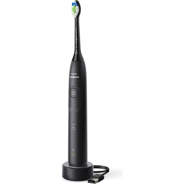 Philips Series 5500 HX7111/01 Laddningsbar tandborste, Vuxen, Ultraljudstandborste, Daglig vård, Tandblekning, 62000 rörelser per minut, Svart, 2 min