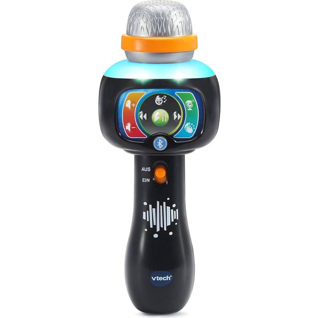 VTech Baby Magisk sångkul mikrofon – interaktiv barnmikrofon med 15 låtar och Bluetooth för att ansluta till musikspelaren – för barn från 2-5 år