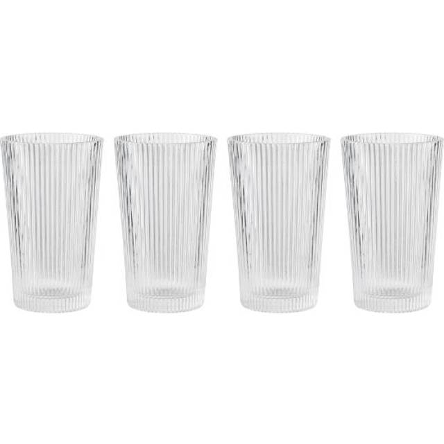 Stelton - Pilastro Longdrink 30 Cl 4-pack - Klar