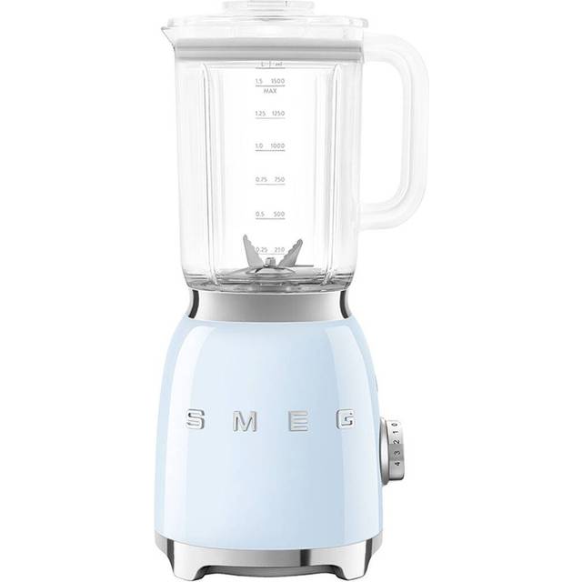 Smeg - BLF03 Blender 1,5L - pastellblau/lackiert/BxHxT 19,7x39,7x16,3cm/220-240V/50-60Hz/800W/Schukostecker - pastel blue (39.7 x 19.7 x 16.3cm)