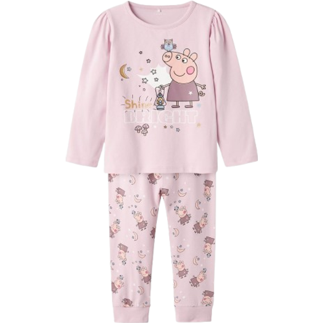 Name It Pyjamas - Noos - NmfDyris Peppa - Winsome Orchid m. Tryc - Name It - 3-4 år (98-104) - Pyjamas 2-delad