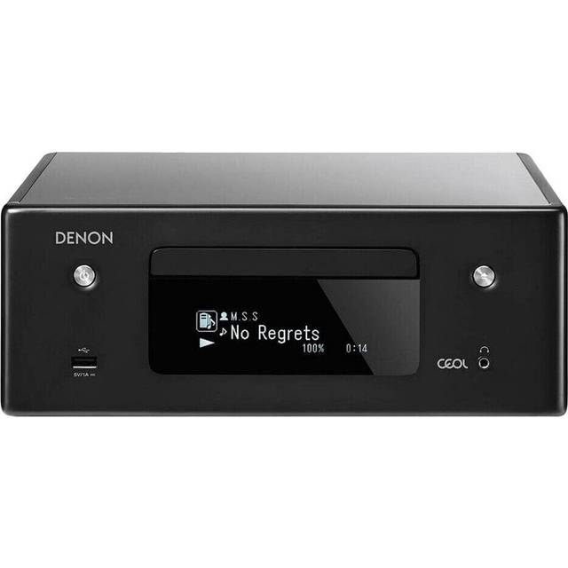 Denon RCDN10GYE2 Kompakt System, Grå, En Storlek