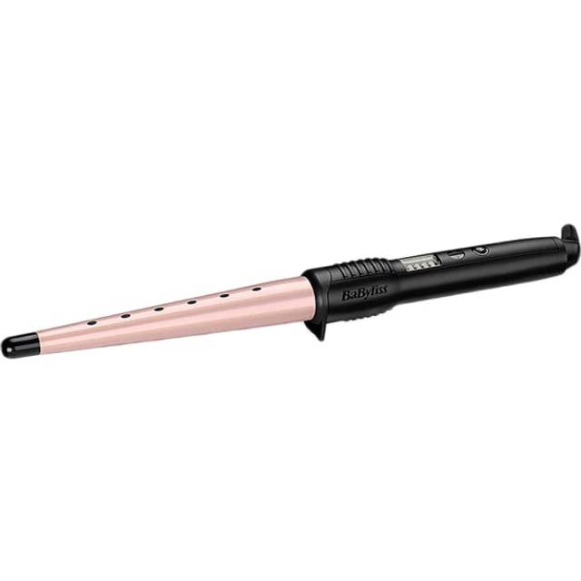 Babyliss rose blush conical curling wand 2285ju with extra long barrel
