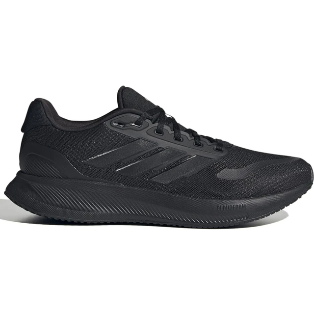 adidas Kvinnor Runfalcon 5 Running Shoes, Core Black/Core Black/Core Black, 44 EU