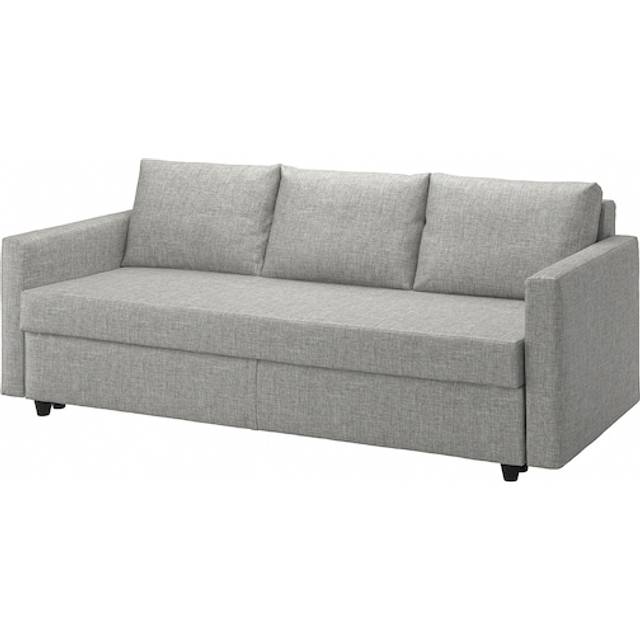 FRIHETEN 3-sits bäddsoffa, Faringe brunorange
