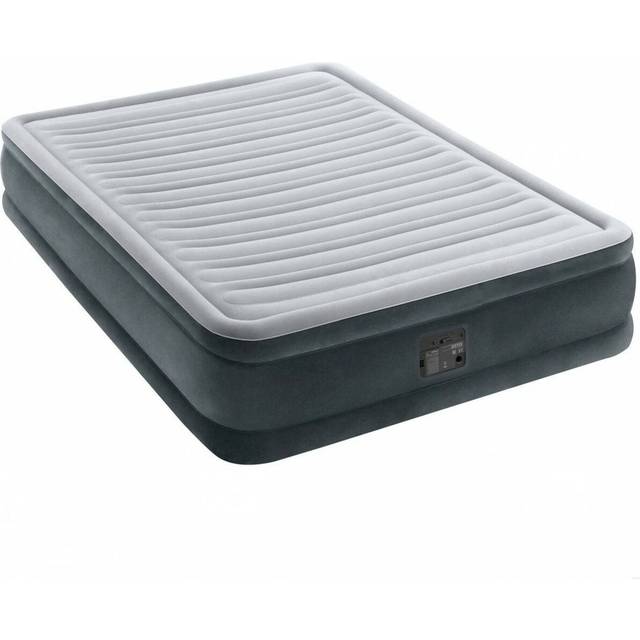 Intex 67770ND DuraBeam ComfortPlushMidRise Uppblåsbar säng (L x B x H) 203 x 152 x 33 cm Grå