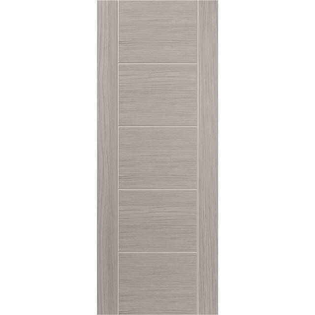 JB Kind Tigris Light Grey Laminate Internal Door (Size: 1981 x 762mm, Thickness: 44mm, Fire Door: Yes)