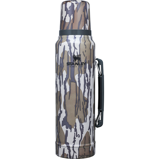 Stanley Classic Legendary Termosflaska 1L Mossy Oak - BPA-Fri Termos I Rostfritt Stål - Håller Varmt I 24 H - Läckagesäkert Lock, Fungerar Som Mugg - Tål Maskindisk