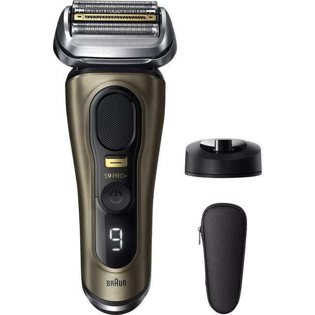 Braun Series 9 Pro+ Electric Shaver, Charging Stand, Wet & Dry, 9519s - Gold