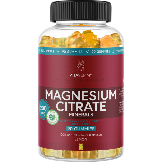 VitaYummy Magnesium Citrate Lemon 90 gummies - Multi