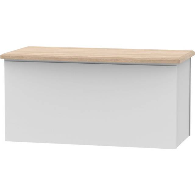 Fully Assembled Lincoln Trunk - Oak (41.5cm H X 84cm W X 41.5cm D)