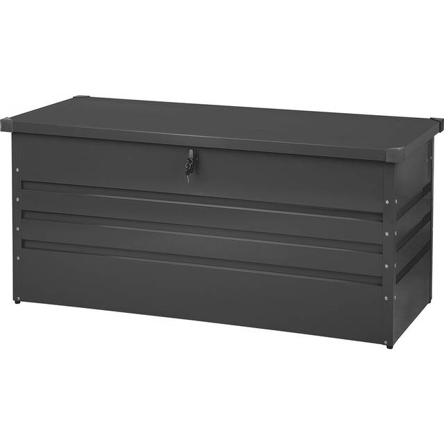 400 L Metal Storage Box - Grey (60cm H X 56cm D)