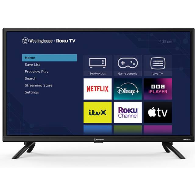 "Westinghouse 32"" LED Roku TV,32 inch Smart TV, with Apple TV+,BBC,Netflix,Freeview Play,Live TV,Voice Assistant,Dolby Audio Media Player,WR32HK2300"