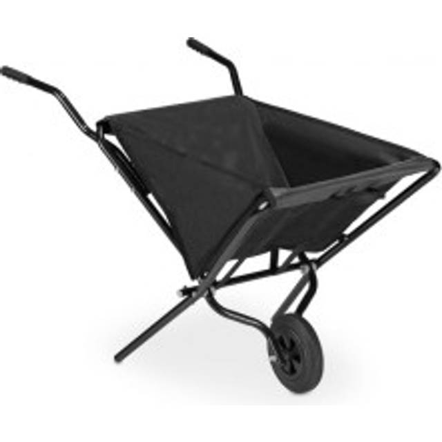 Wheelbarrow foldable black