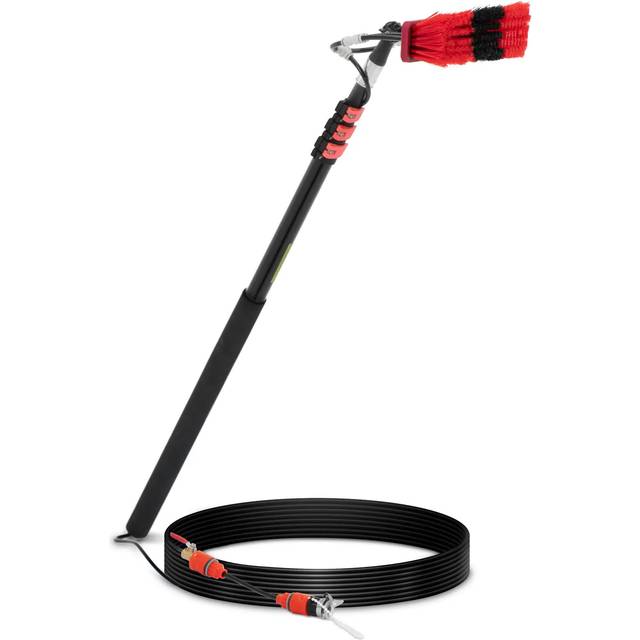 Ulsonix - Telescopic Cleaning Brush - 125 - 360 cm - 35 cm brush Window cleaning brush