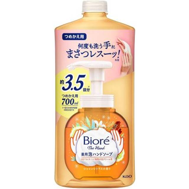 Biore The Hand Foam Hand Soap Shine Citrus Scent Refill 700ML ren