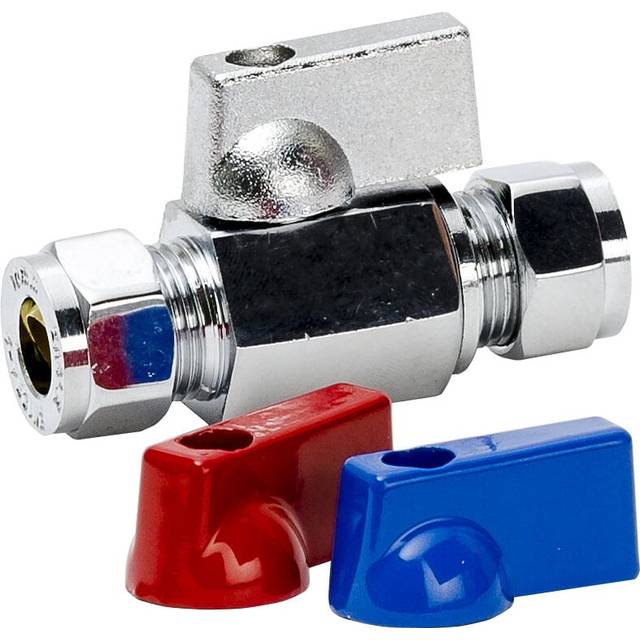Gelia 3007003282 Kulventil klämkoppling, med vred 15x12 mm