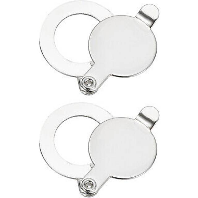 9/16 Peephole Cover,privacy Door Viewer Cover For Security,bright Chrome 2pcs