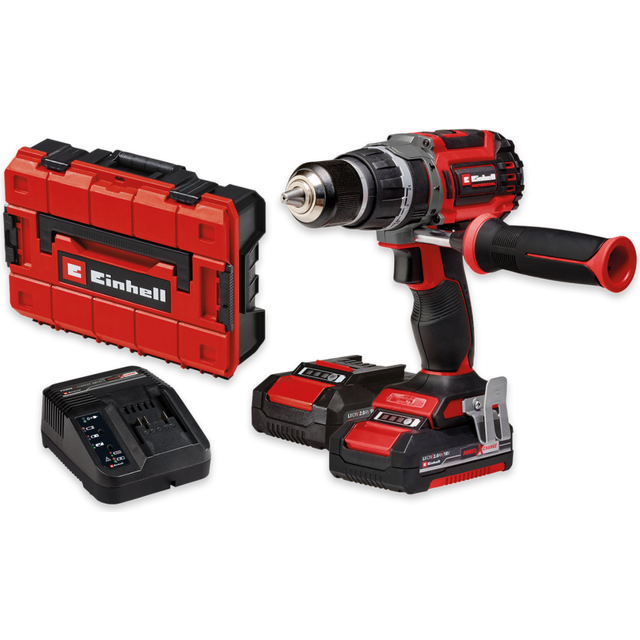 Einhell Professional TP-CD 18/70 Li-I BL 18v Cordless Brushless Combi Drill 2 x 2ah Li-ion Battery Charger Case