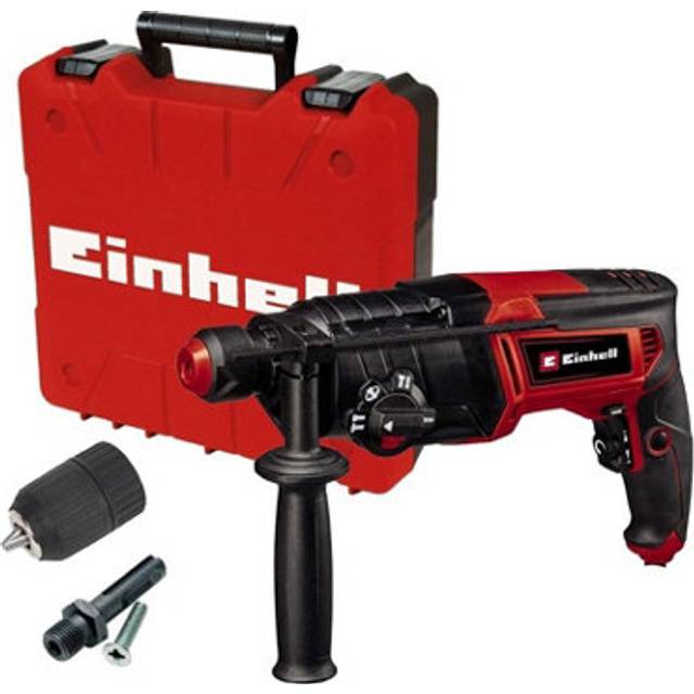 240v sds Plus 4 Mode Rotary Hammer Drill + Keyless Chuck + Adapter - Einhell