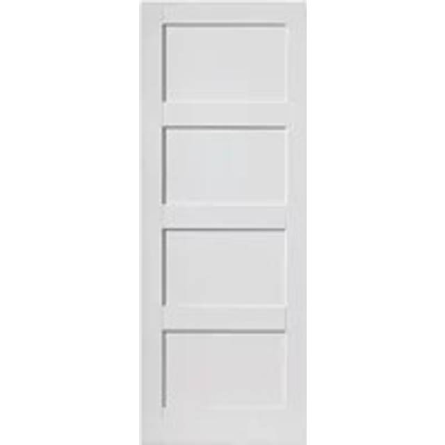 Montserrat White Shaker Style Internal Door With Four Recessed Panels - Primed - 35 x 1981 x 762mm