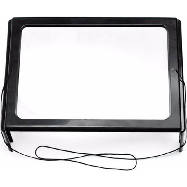 Giant Large Hands Free Magnifying Glass With Light Led Magnifier For Reading Etc