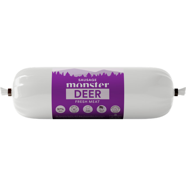 Monster Pet Food Dog Sausage Deer 400 g