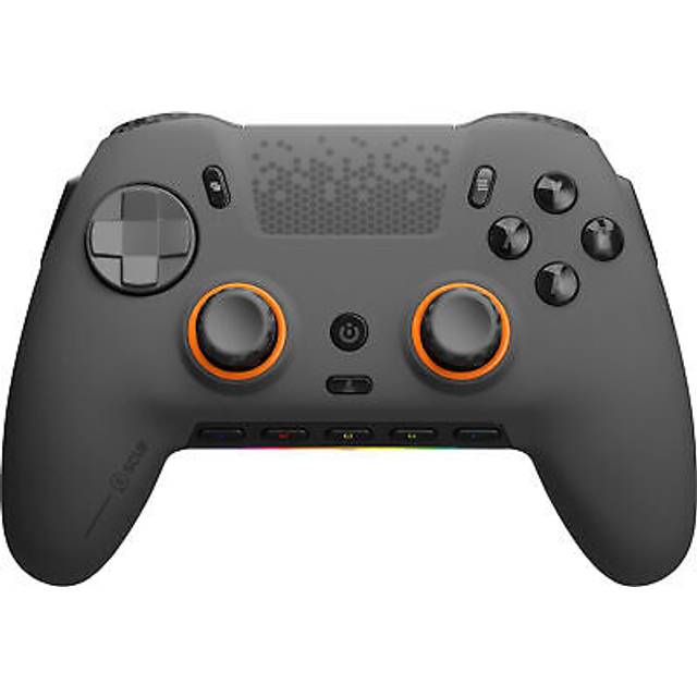 SCUF ENVISION PRO Wireless PC Only Gaming Controller - Fem omappningsbara G-tangenter - Omappningsbara ryggpaddlar - Omedelbara utlösare - iCUE-kompatibel - Stålgrå