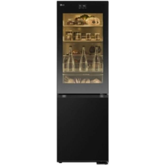LG 60/40 No Frost Fridge Freezer  Black  C Rated  GBG7190CEV