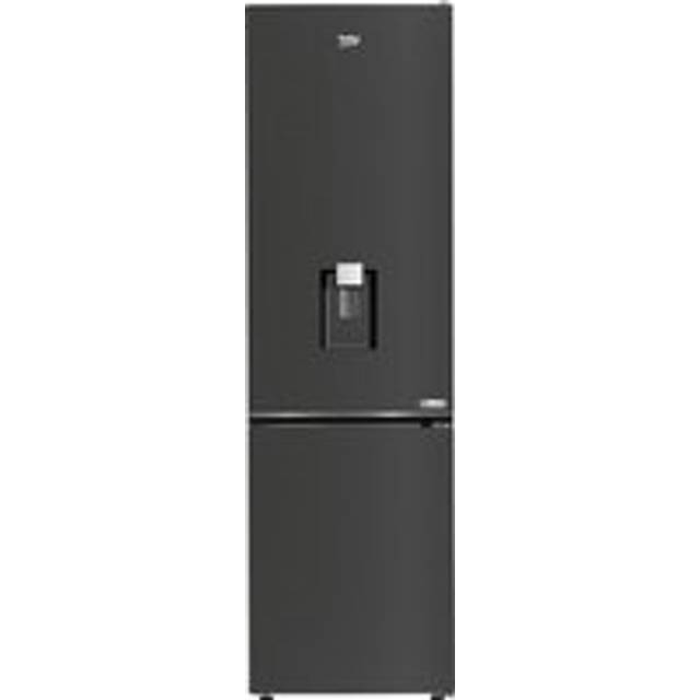 BEKO CNG5603DVPZ 70/30 Fridge Freezer - Black Steel, Black