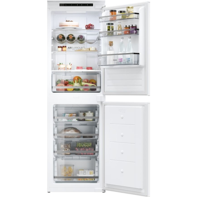 Haier HB50T618FMK 178cm 50/50 Built in White Fridge Freezer
