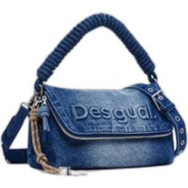 Women's shoulder Bag Desigual Half Logo Venecia 3.0 - Bleu