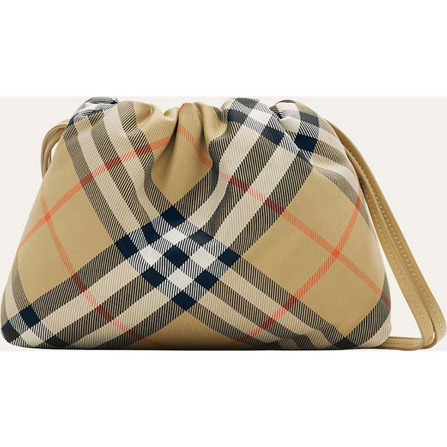 Burberry Childrens Check Pouch - Sand - One Size