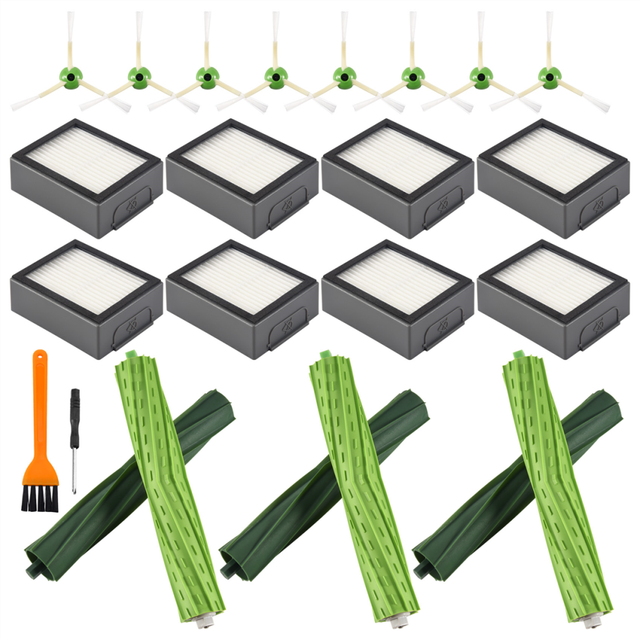 Hepa Filter Brush Roll for I7 E5 E6 I3 Series Robot Vacuum Cleaner Replacement Spare Parts Accessories