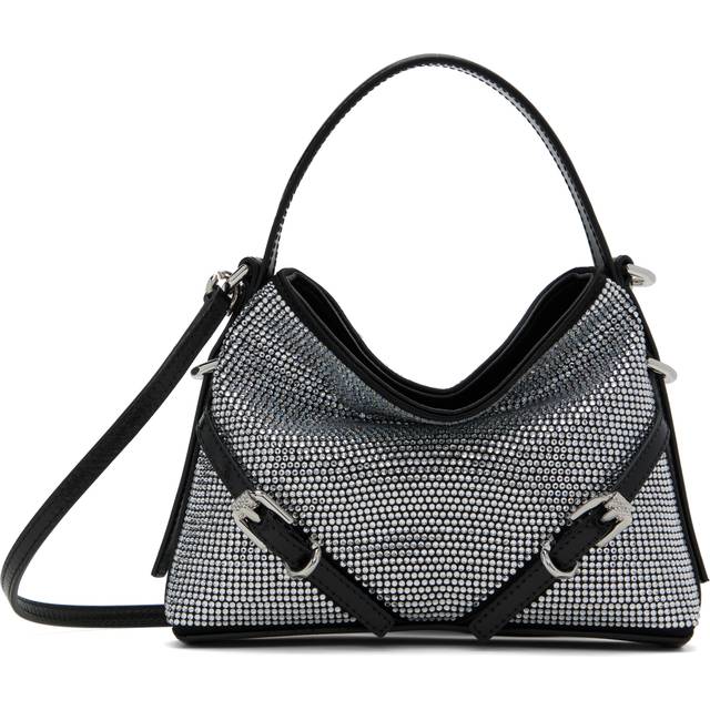 Givenchy Women's Embellished Satin Nano Voyou Handbag in Silver | BB60NHB27L Color 934 (One Size)