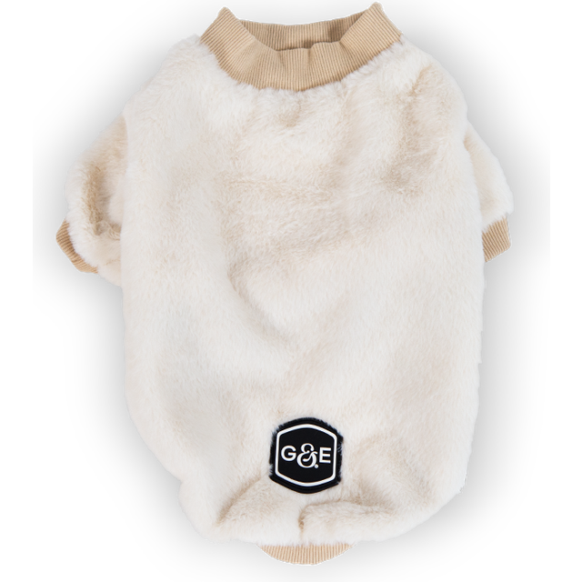 Gustaf och Evita Sherpatröja ComfortCuddle, 25cm, Benvit