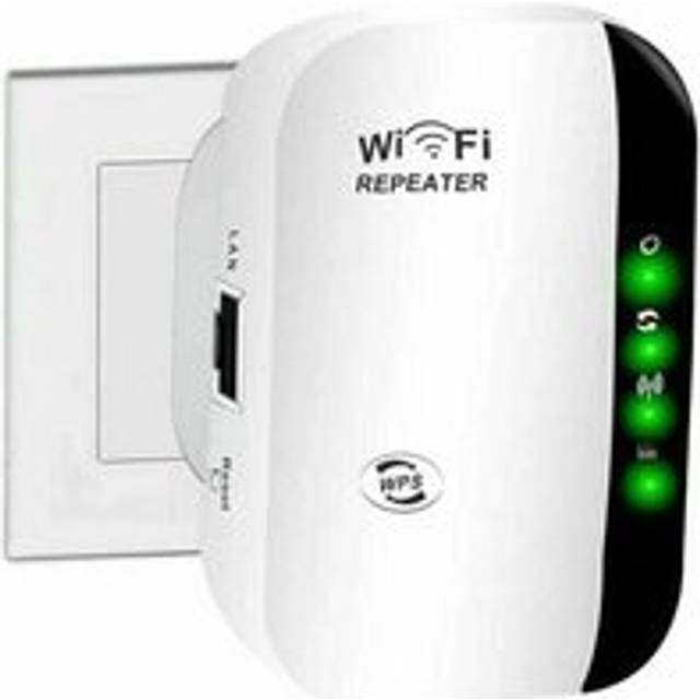 Cyslmuk - WiFi Amplifier, 2.4G Home Wireless Internet Booster, 300Mbps Super Enhanced WiFi Range Extender Repeater