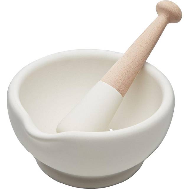 Milton Brook Mortar and Pestle Size 6 - White