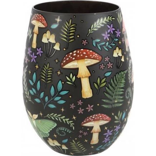 Something Different Dark Forest Printed Stemless Wine Glass - Multicoloured - one size