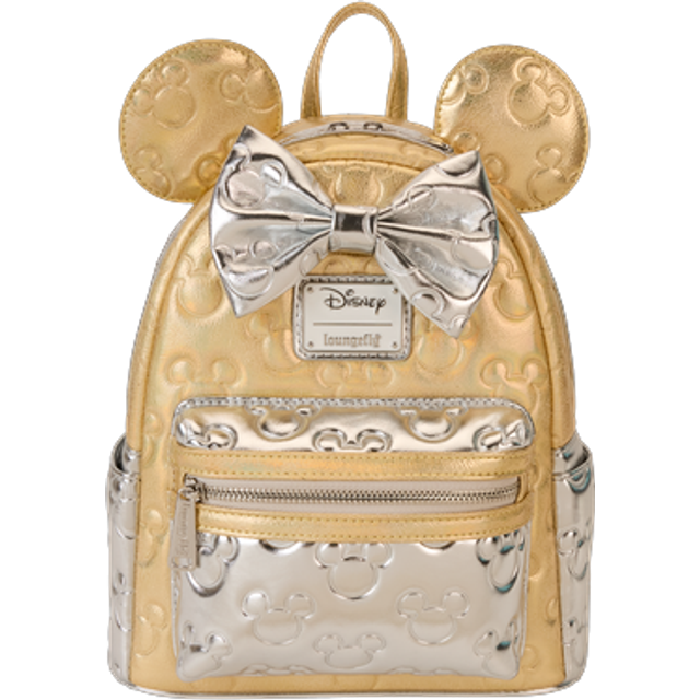 LOUNGEFLY Minnie Mouse Metallic Quilted Mini Backpack - Disney