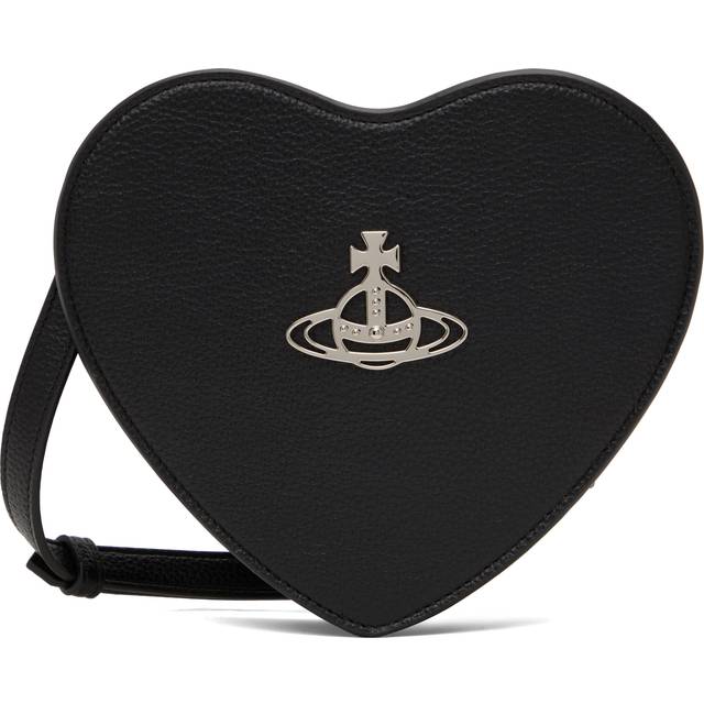 Vivienne Westwood "Louise Heart" Crossbody Bag - Black   - U