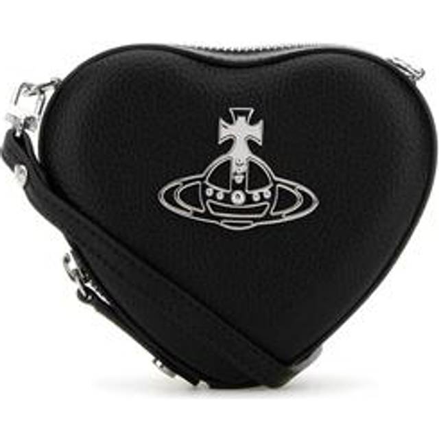 Vivienne Westwood Bag 58020003W S000D Black Orb Motif PU Leather Mini Heart Crossbody [Vivienne Westwood] (Shoulder Bag) Women's [Brand] [Item] black