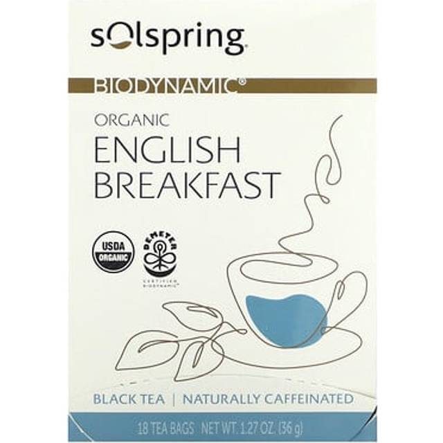 Dr. Mercola, Biodynamic®, Organic English Breakfast, Black Tea, 18 Tea Bags, 1.27 oz (36 g)