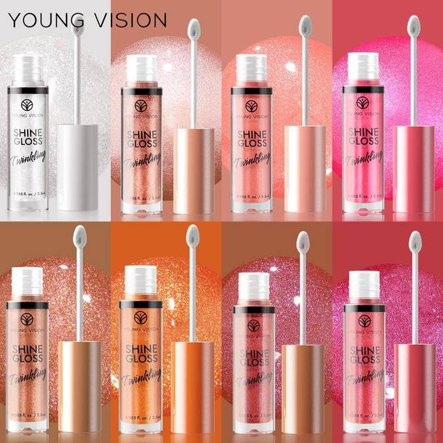 1 PCS YOUNG VISION GLOSS TWINKLING SET - 1Colors Moisturizing Shiny Lip Gloss, Lightweight & Non-Sticky, Perfect for Captivating Luminous Lips 2.5ml