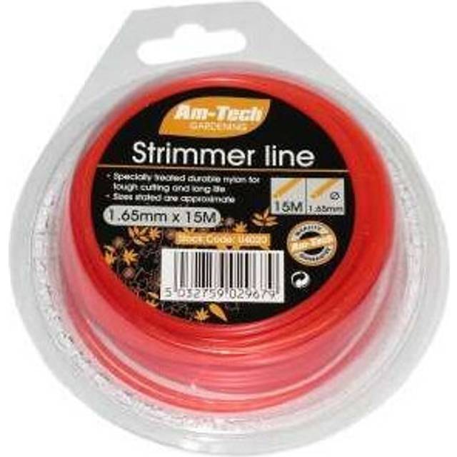 Amtech 15m X 1.65mm Strimmer Line